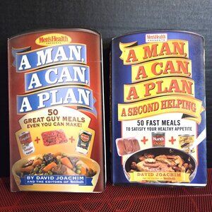 A Man, A Can, A Plan 2 Cookbooks, 50 Fast Meals